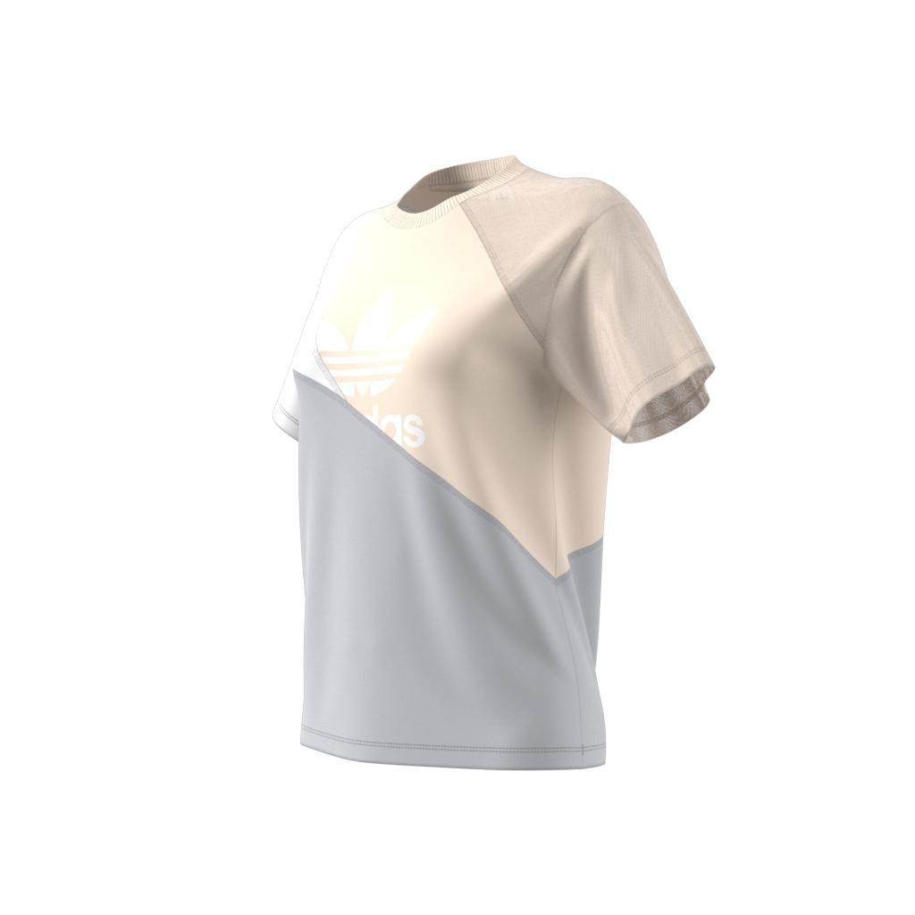 Adicolor Split Trefoil T-Shirt, White, A901_ONE, large image number 7