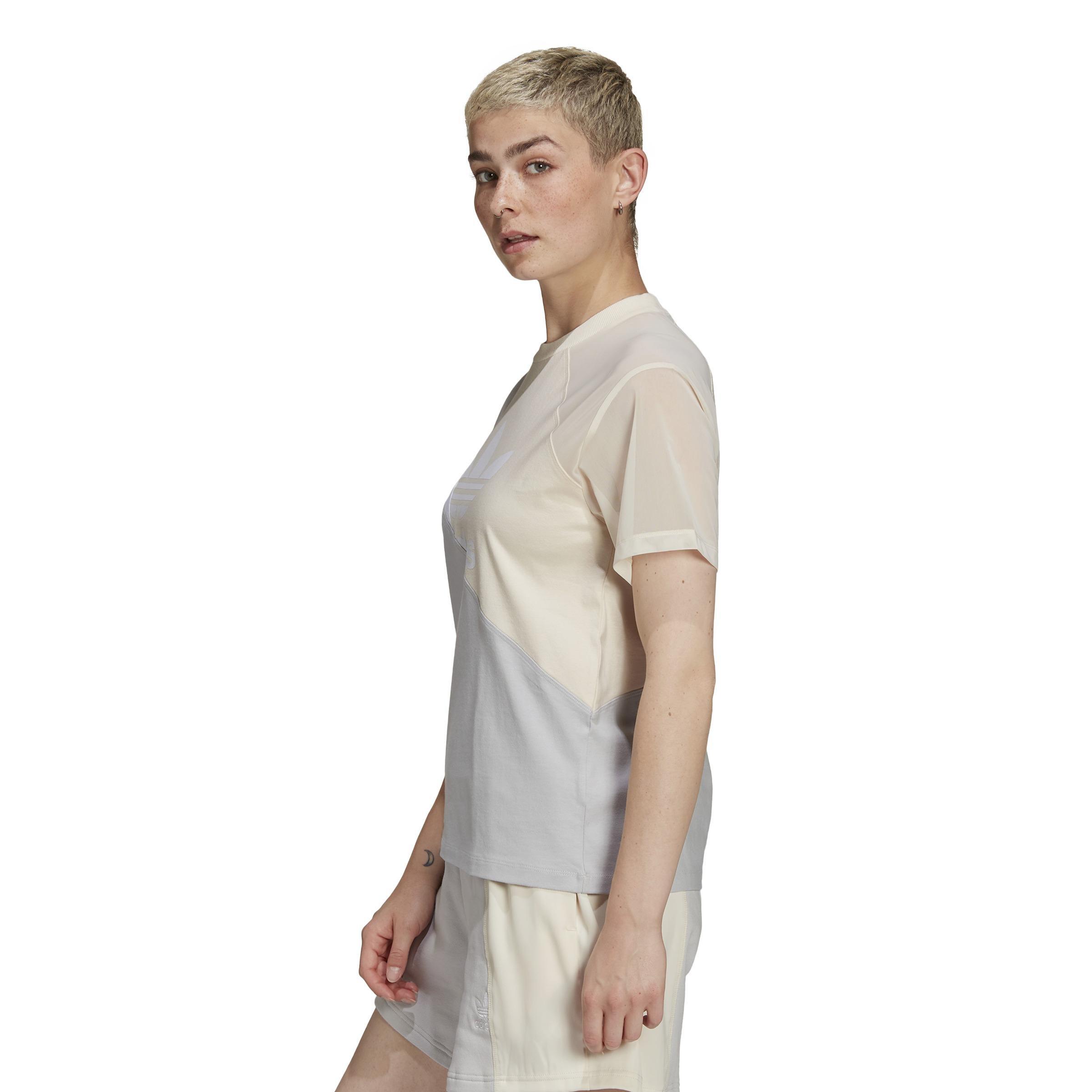 Adicolor Split Trefoil T-Shirt, White, A901_ONE, large image number 8