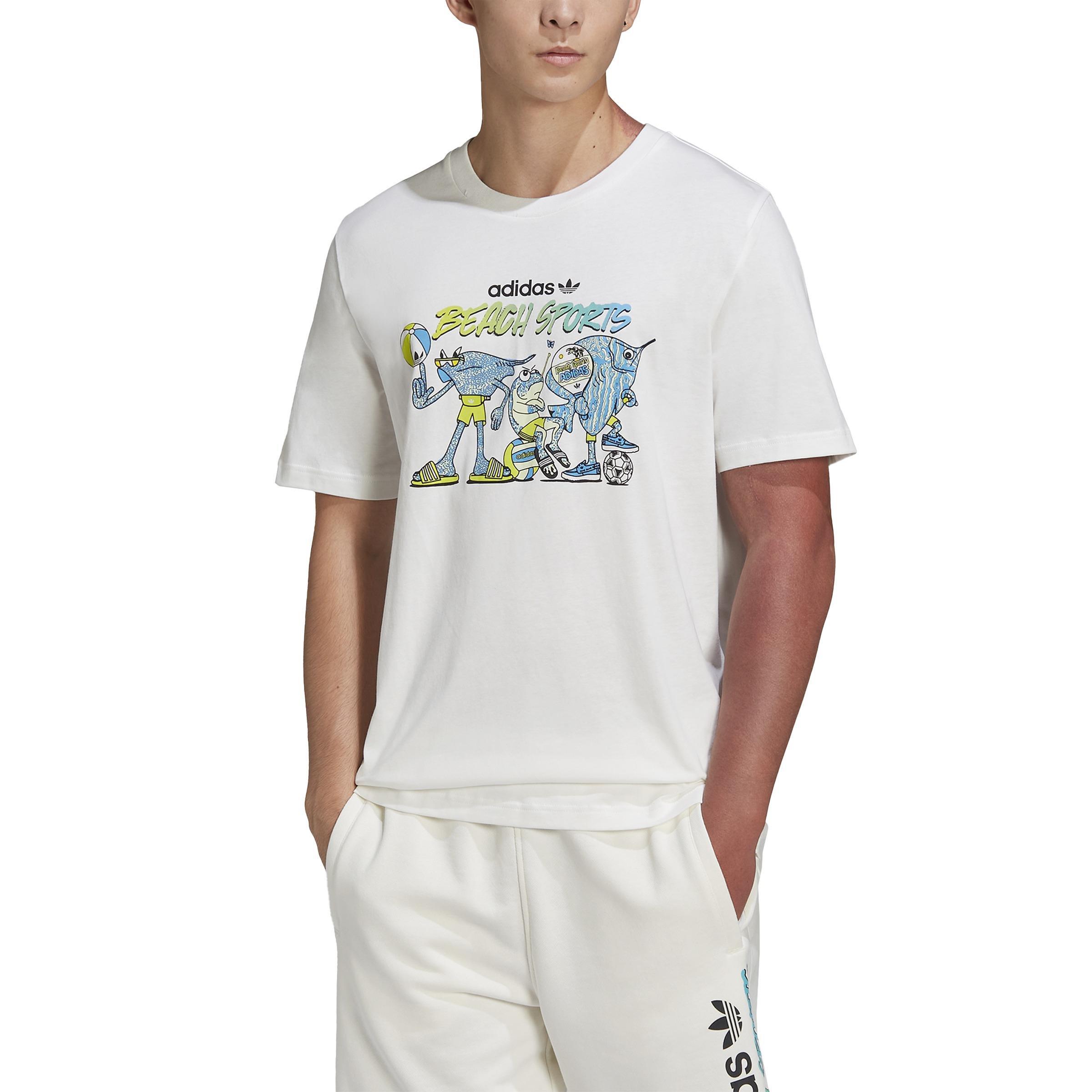 Graphic Stoked Fish T-Shirt, White, A901_ONE, large image number 8