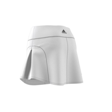 Women Tennis Match Skirt, White, A901_ONE, large image number 3