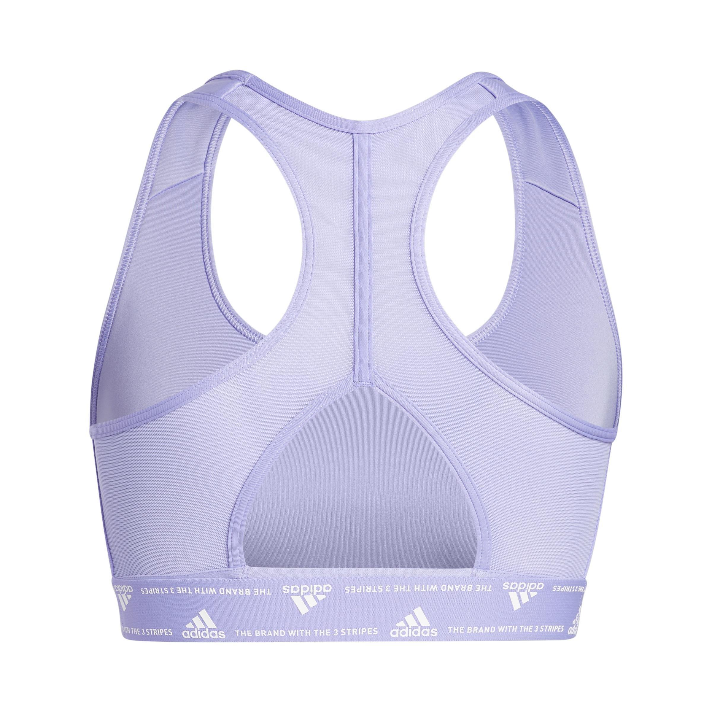 Powerreact Training Medium-Support Bra, Purple, A901_ONE, medium
