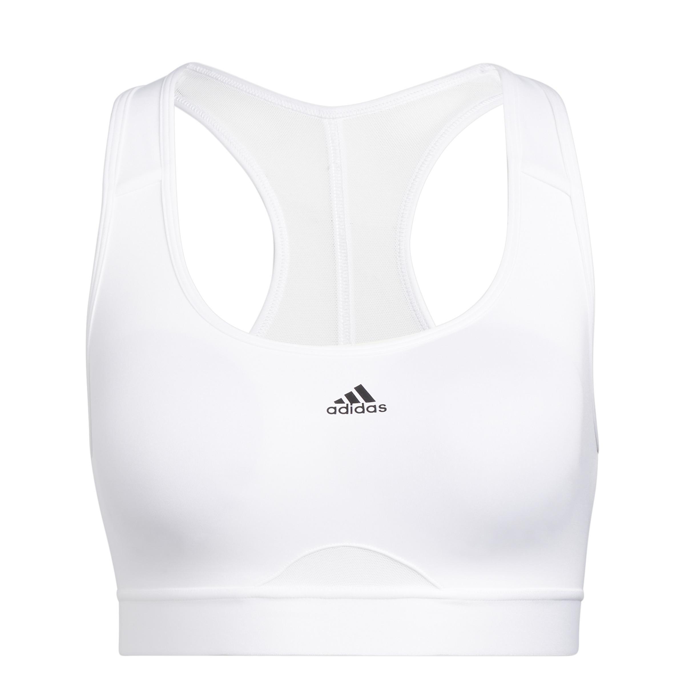 Powerreact Training Medium-Support Bra, White, , large image number 1