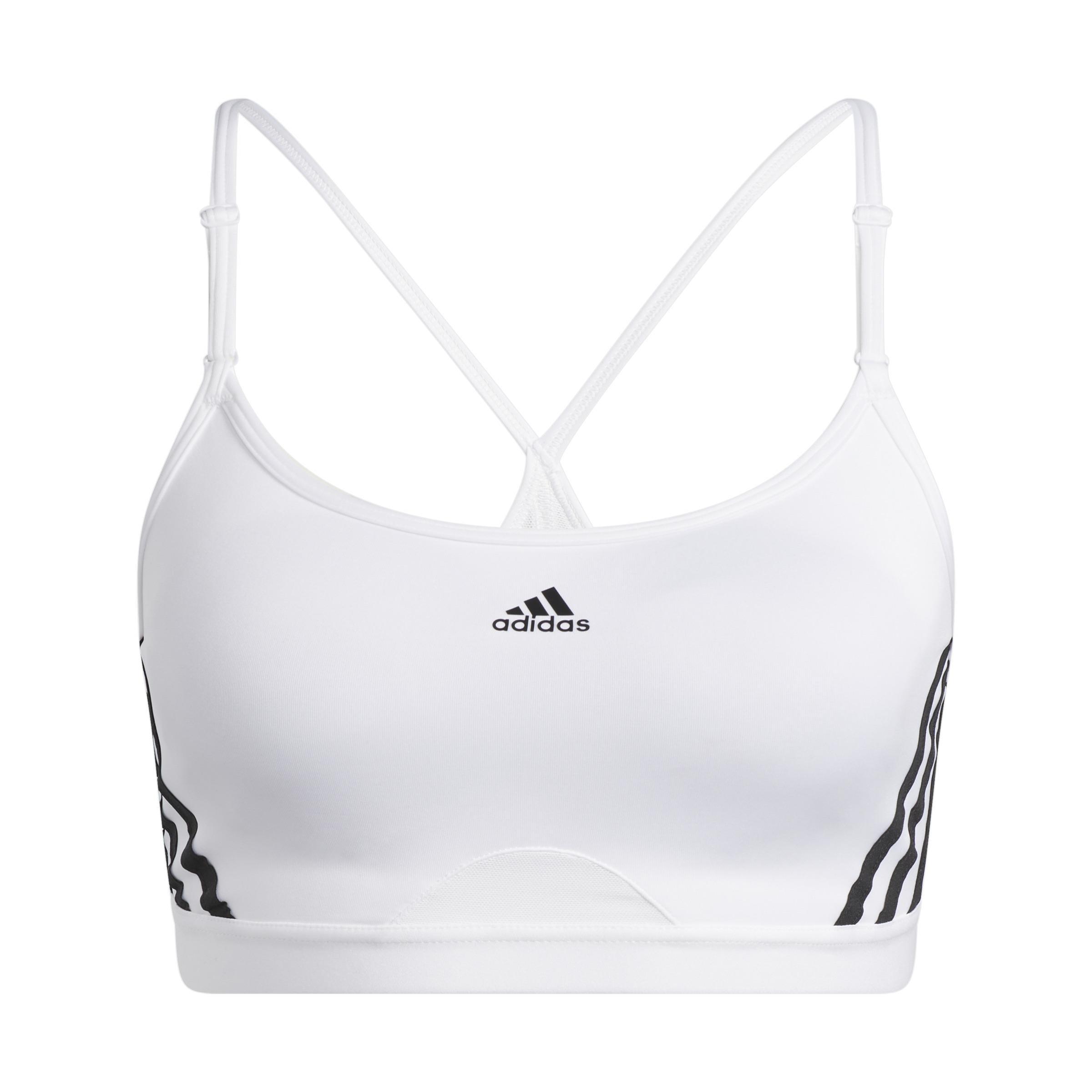 Adidas Aeroreact Training Bra, White, , large image number 1