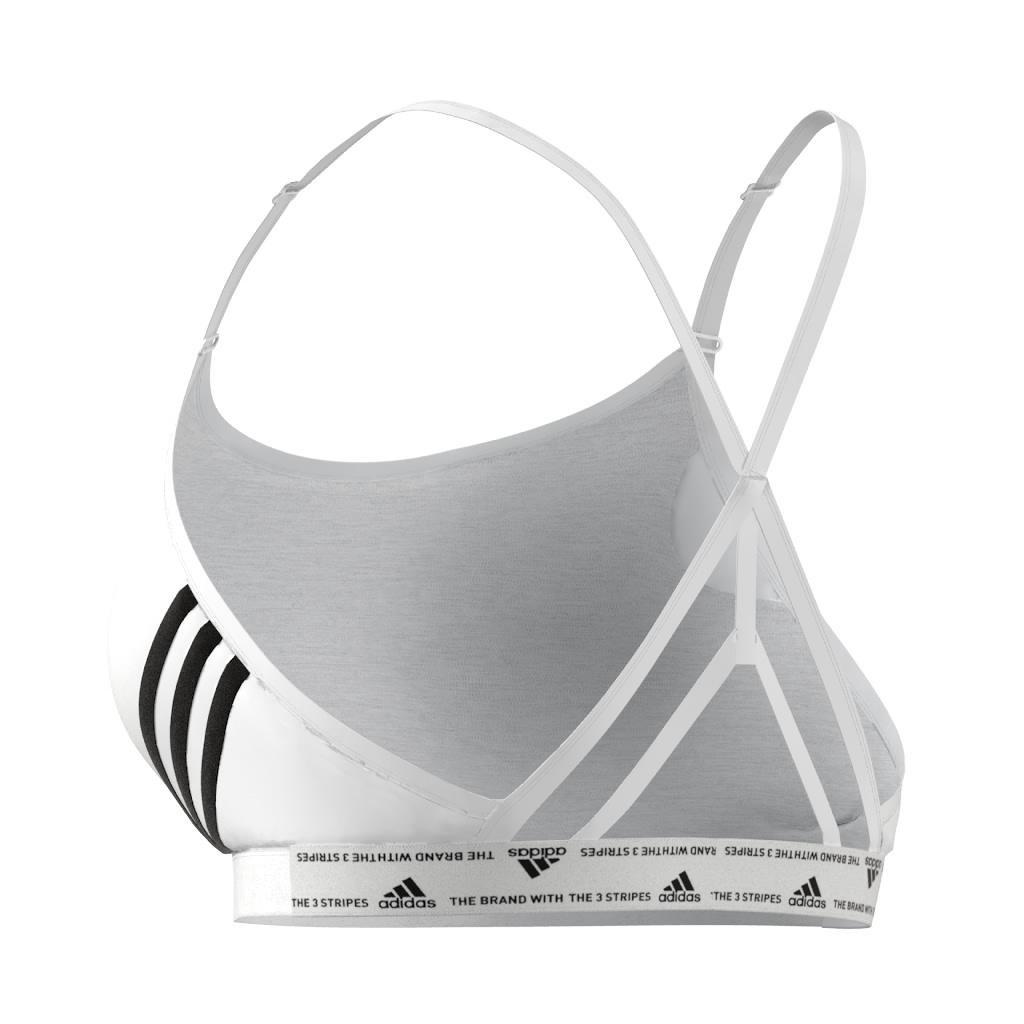 Adidas Aeroreact Training Bra, White, , large image number 3