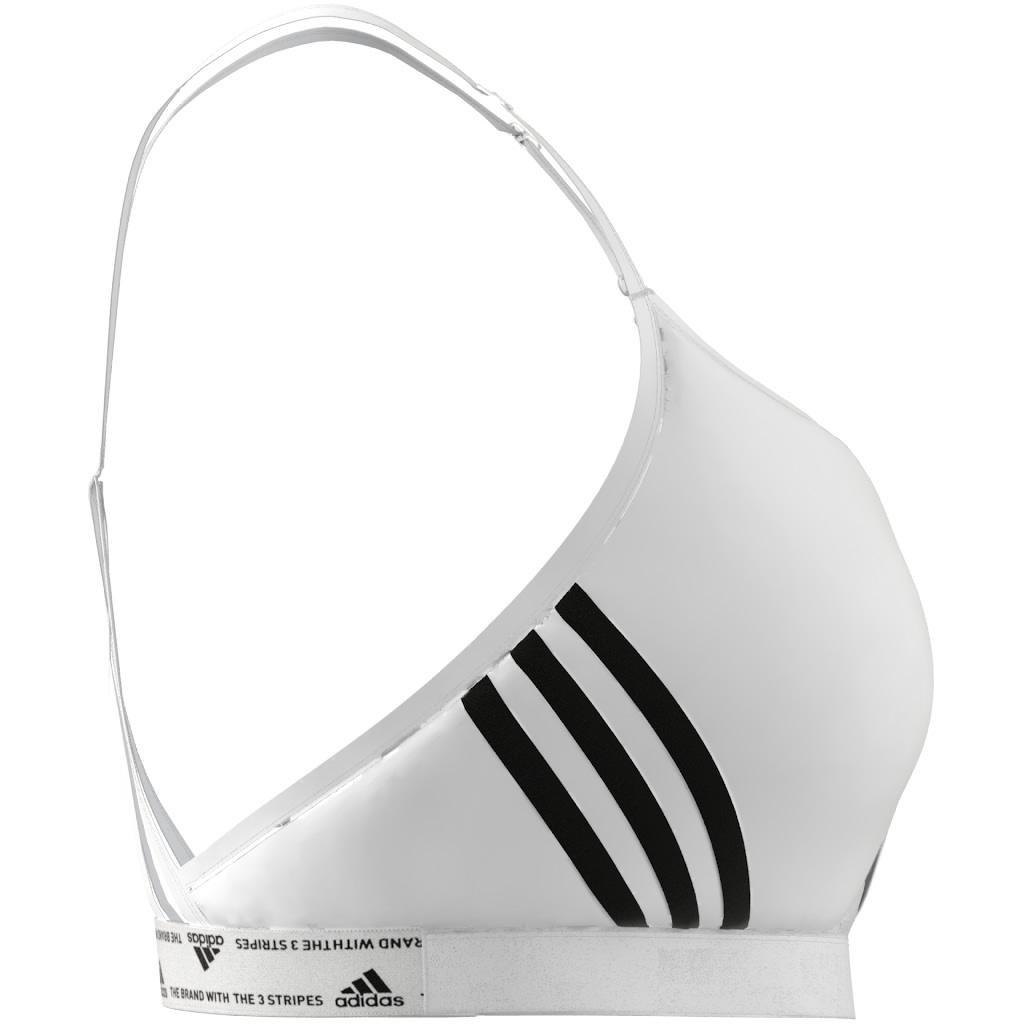 Adidas Aeroreact Training Bra, White, , large image number 4