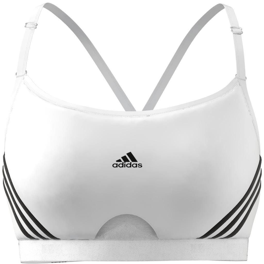 Adidas Aeroreact Training Bra, White, , large image number 6