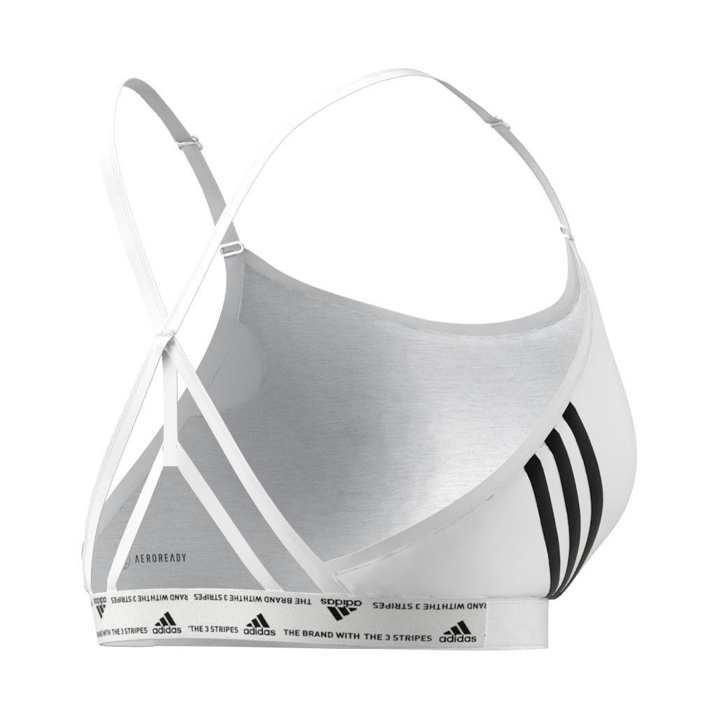 Adidas Aeroreact Training Bra, White, , large image number 9
