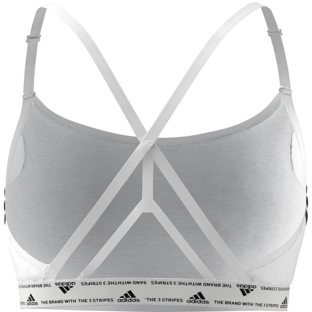Adidas Aeroreact Training Bra, White, , large image number 10