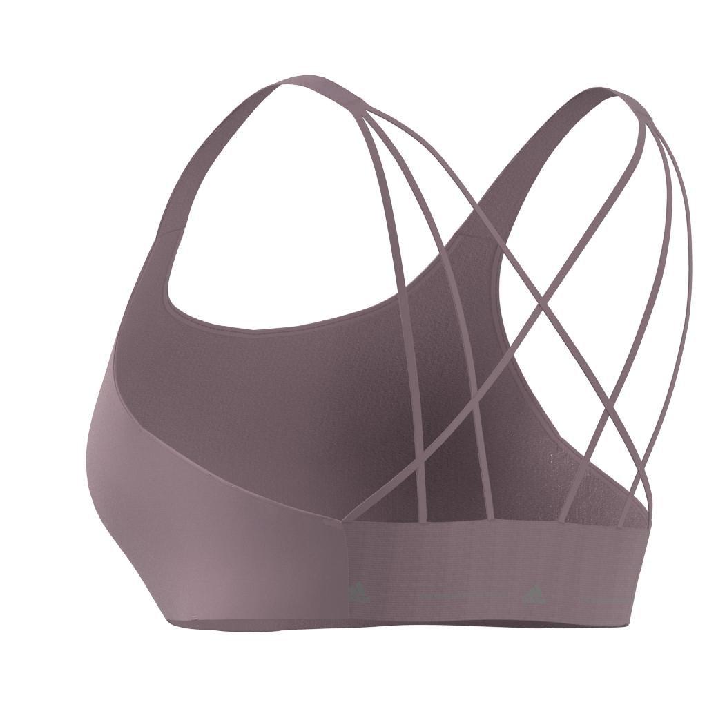 Coreflow Medium-Support Bra, Purple, , large image number 10