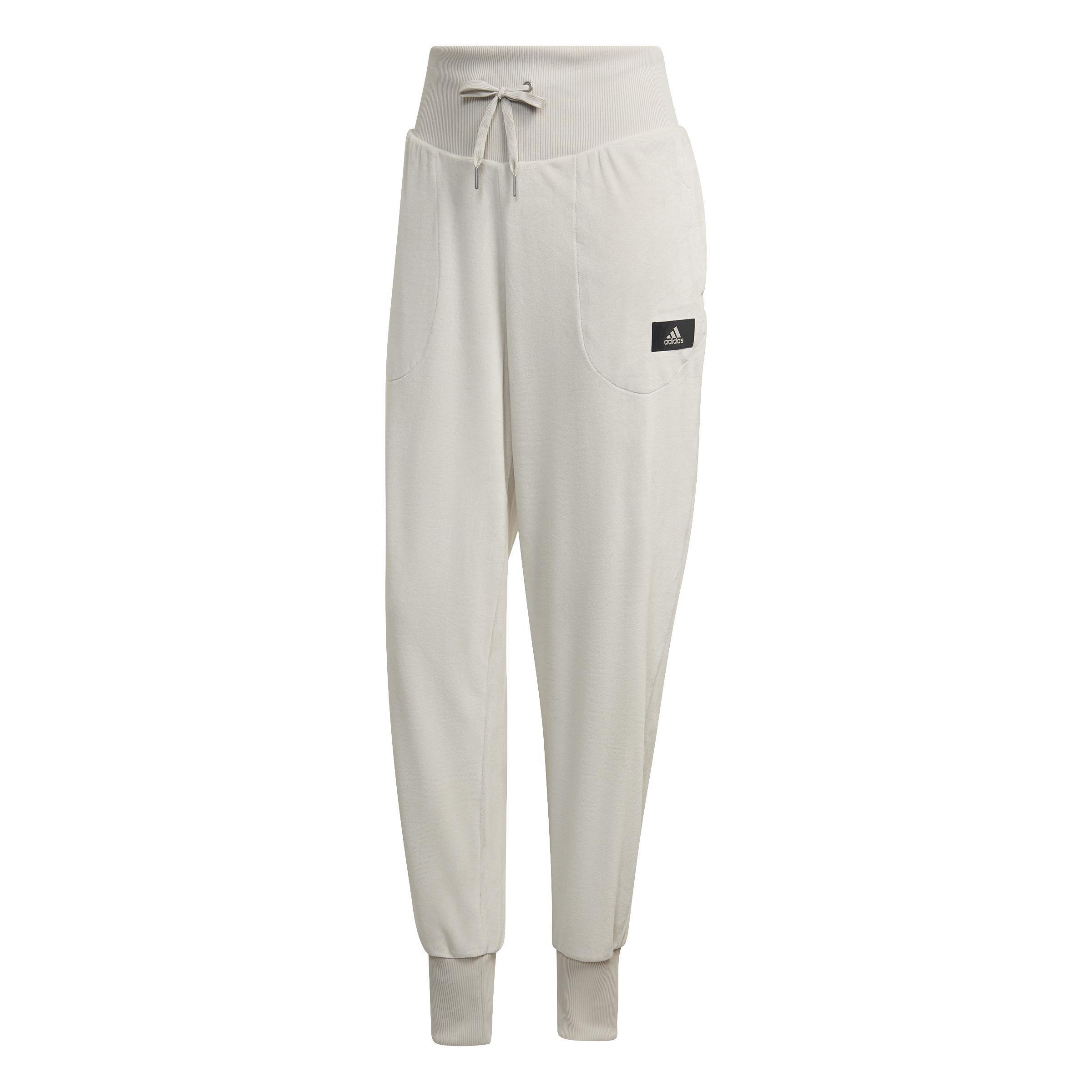 Adidas cozy store velour track pant