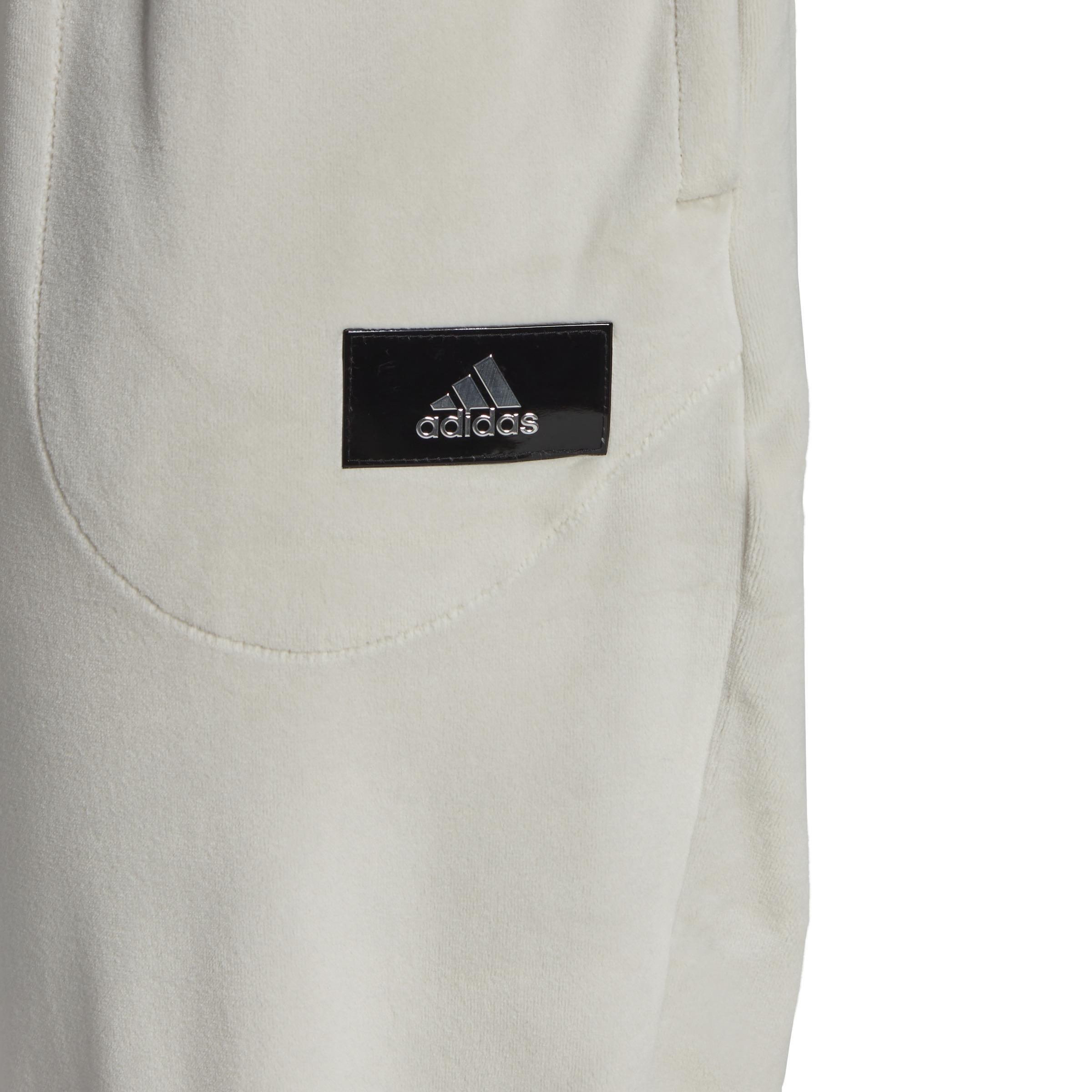 Holidayz Cozy Velour Joggers, Beige, , large image number 6