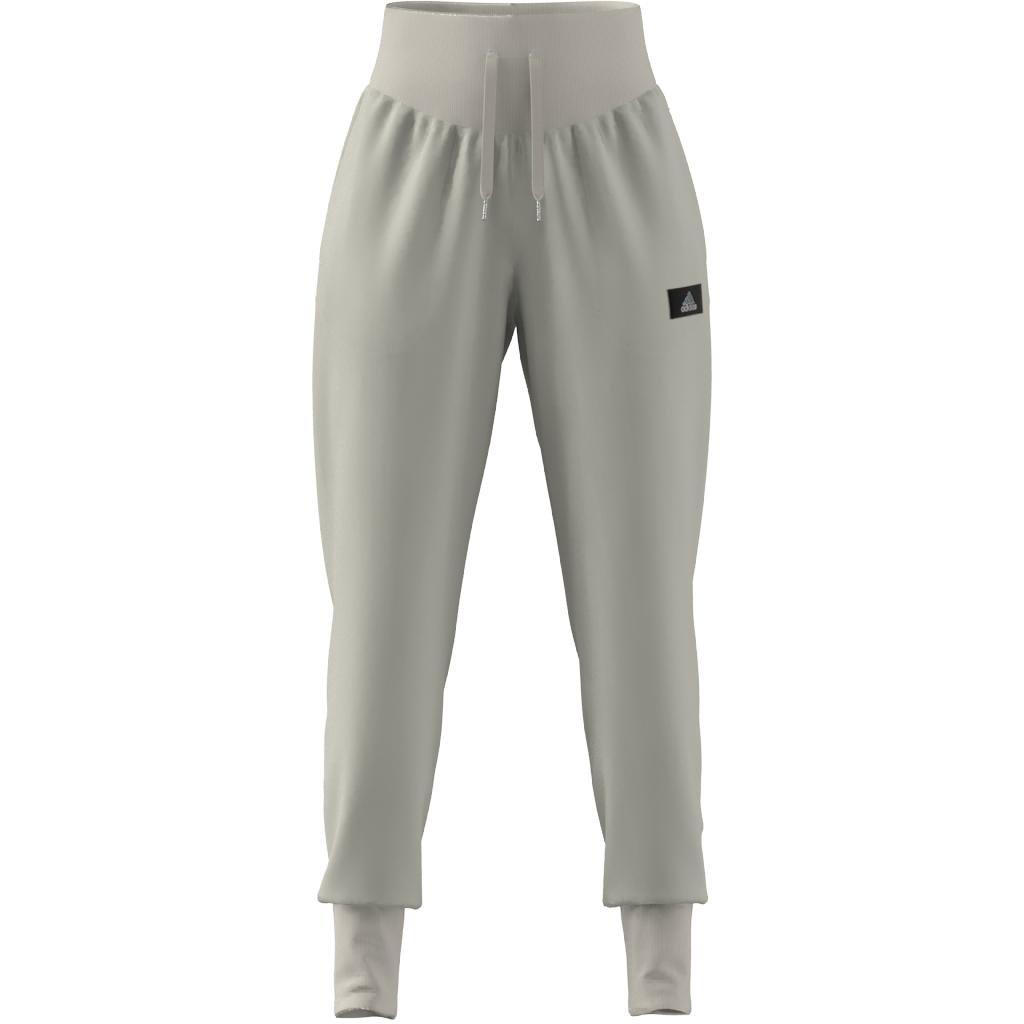  adidas Women's HOLIDAYZ Cozy Velour Joggers, Alumina