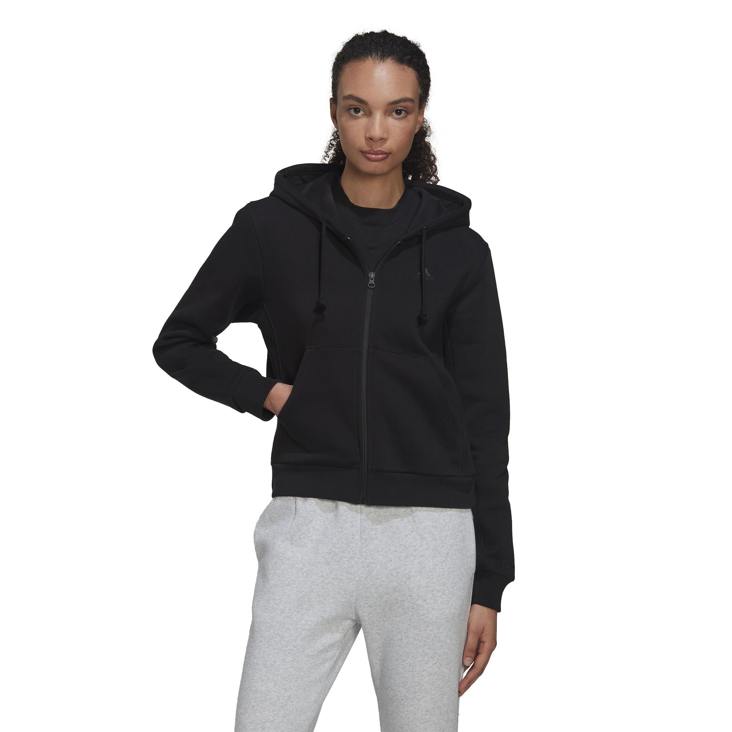 All Szn Fleece Full-Zip Hoodie, Black, A901_ONE, large image number 0