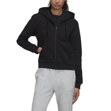 Women All Szn Fleece Full-Zip Hoodie, Black, A901_ONE, large image number 2