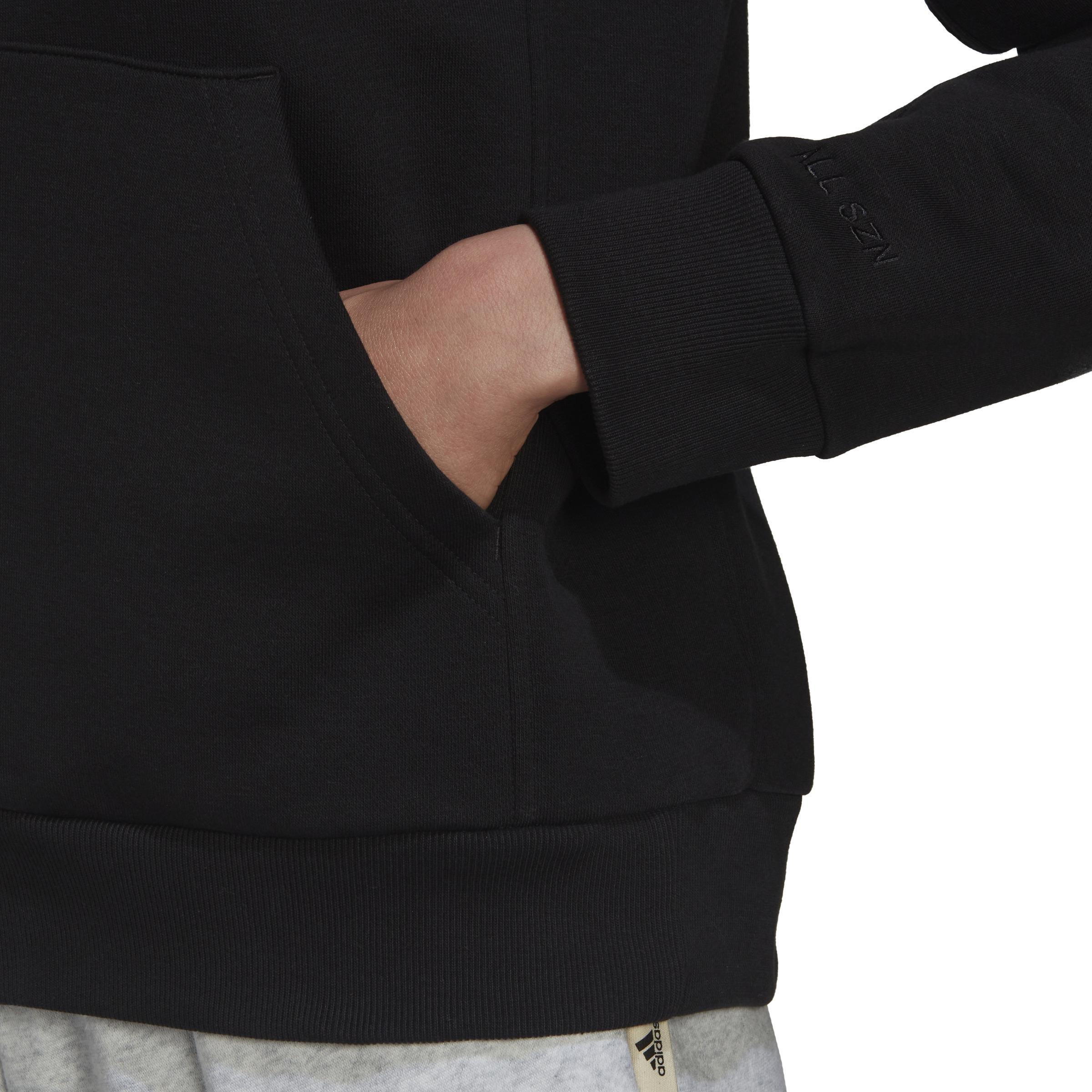 All Szn Fleece Full-Zip Hoodie, Black, A901_ONE, large image number 5