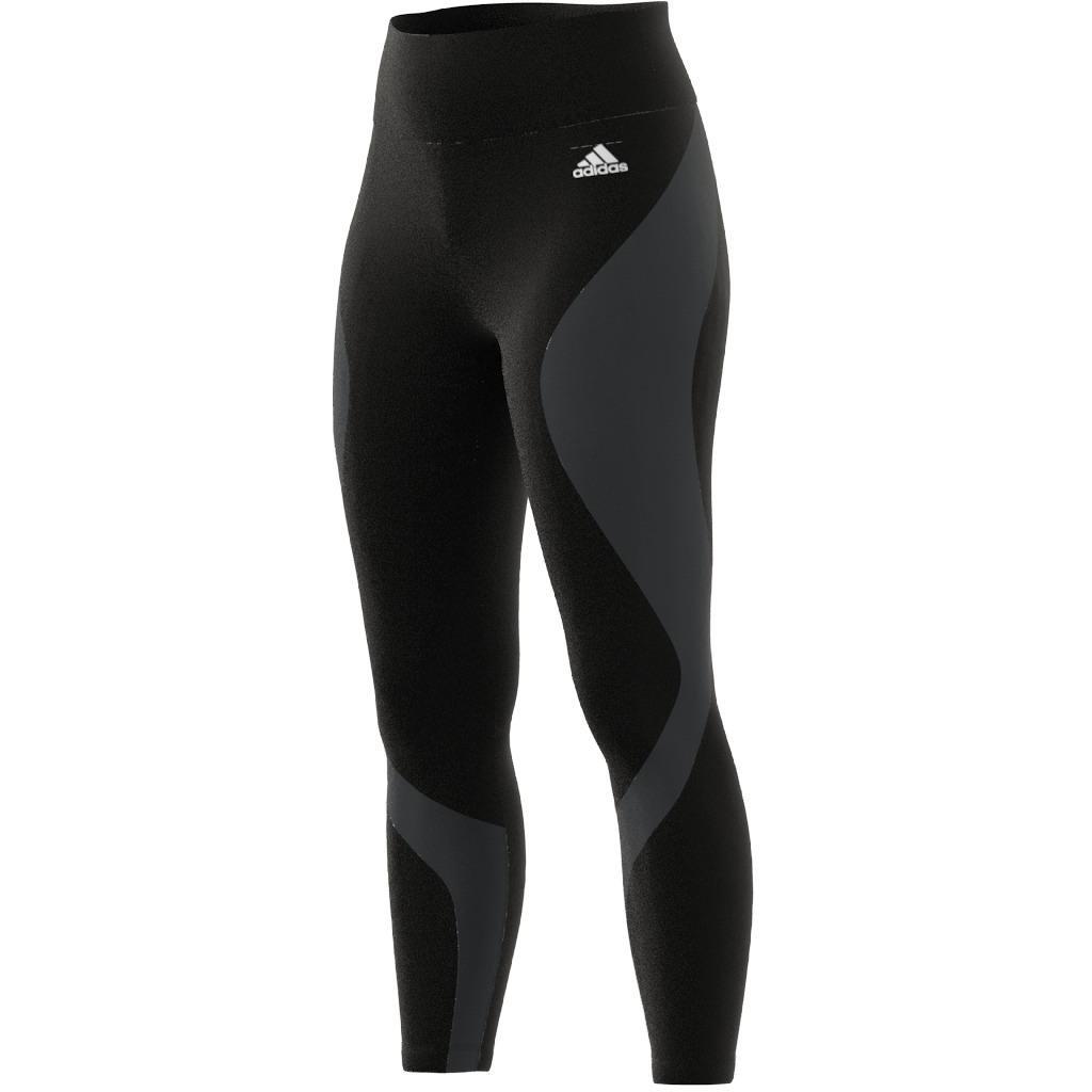 Training Essentials Hiit Colourblock 7/8 Tights, Black, A901_ONE, medium