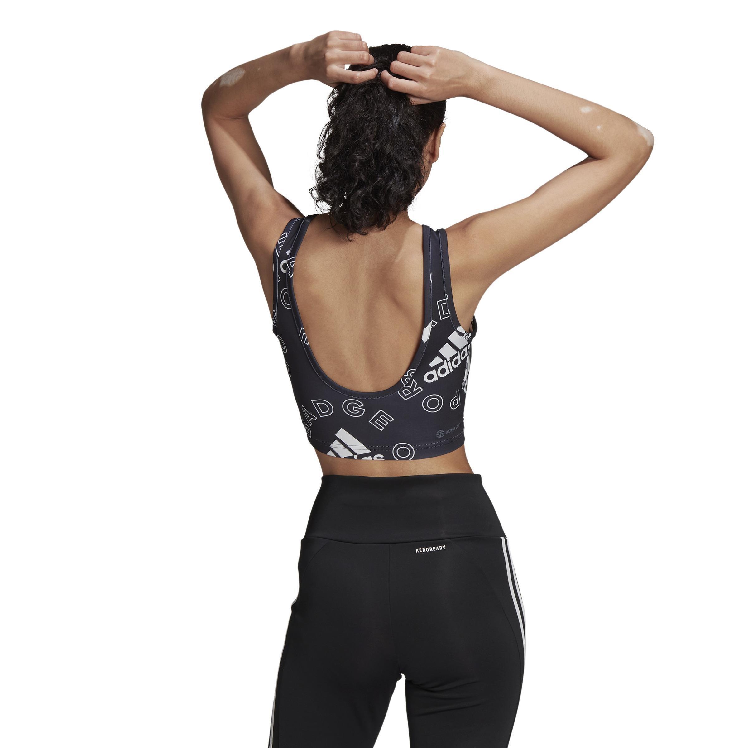 Designed 2 Move Graphic Crop Top, Black, A901_ONE, large image number 4