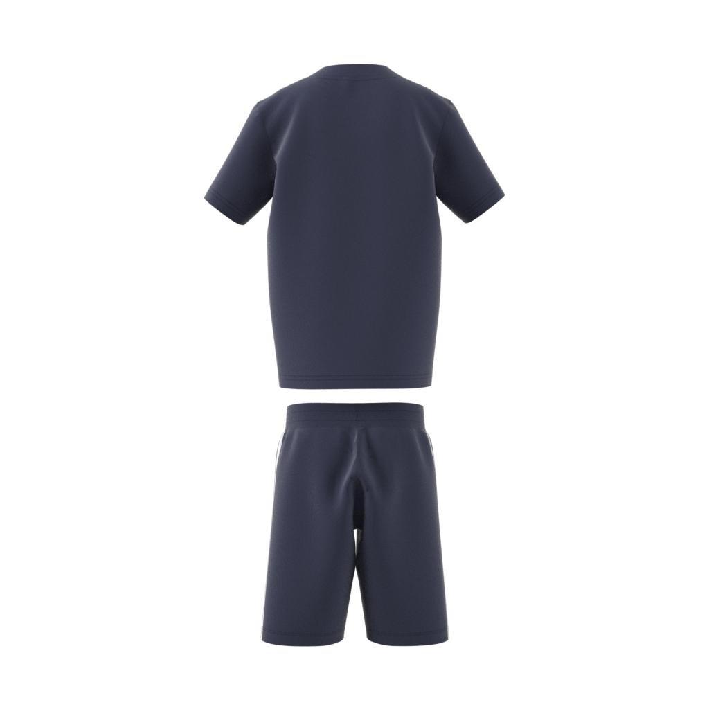 Unisex Kids Adicolor Shorts And T-Shirt Set, Blue, A901_ONE, large image number 24