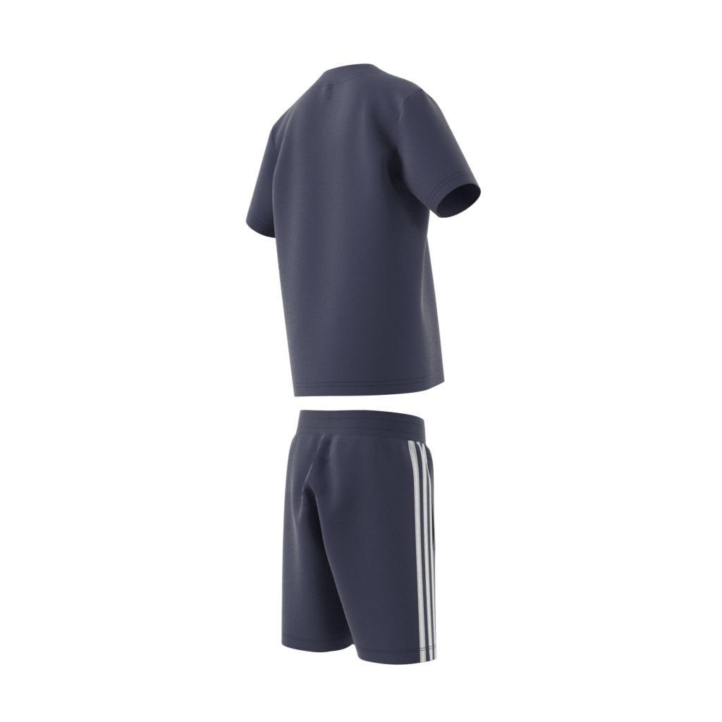 Unisex Kids Adicolor Shorts And T-Shirt Set, Blue, A901_ONE, large image number 25