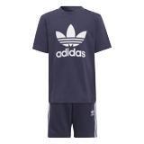 Unisex Kids Adicolor Shorts And T-Shirt Set, Blue, A901_ONE, large image number 27