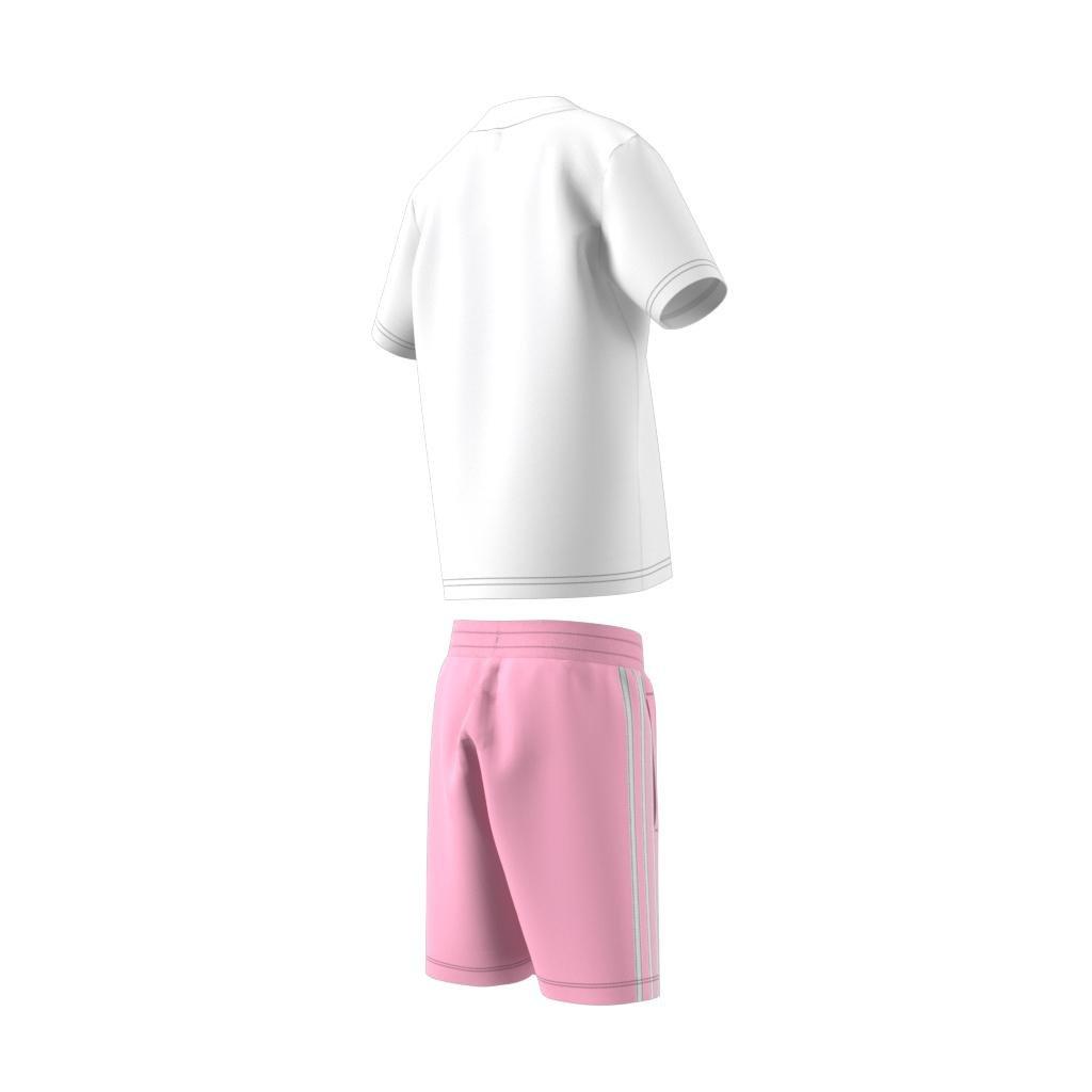 Unisex Kids Adicolor Shorts And T-Shirt Set, White, A901_ONE, large image number 14