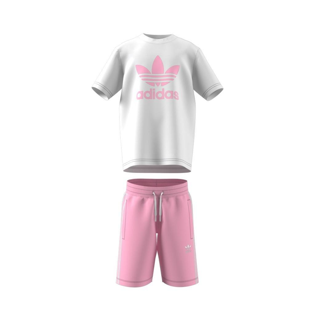 Unisex Kids Adicolor Shorts And T-Shirt Set, White, A901_ONE, large image number 15