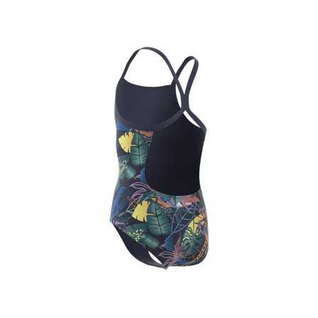 Kids Girls Lion King Swimsuit, Navy, A901_ONE, large image number 7