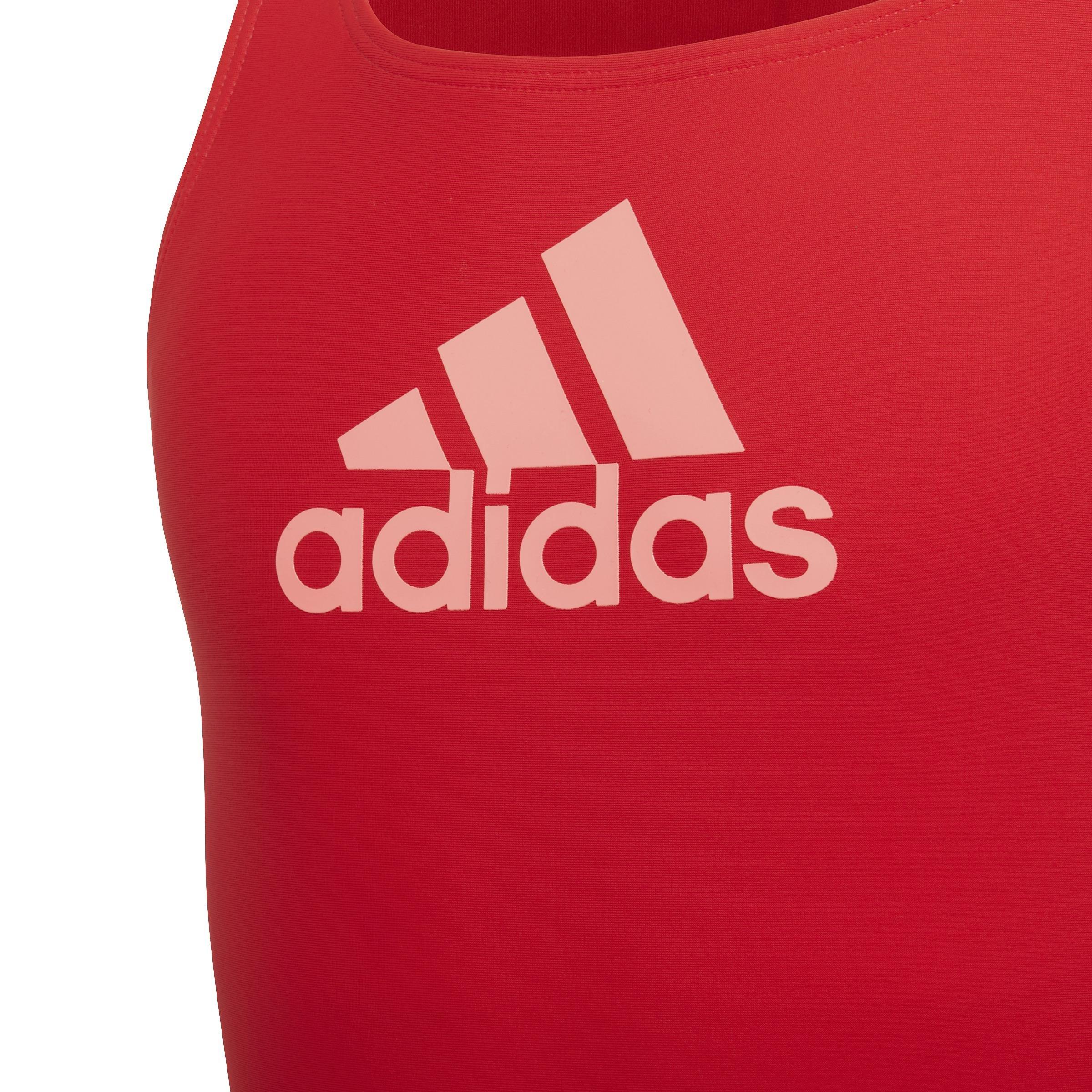 Kids Badge Of Sport Swimsuit, Red, A901_ONE, large image number 5