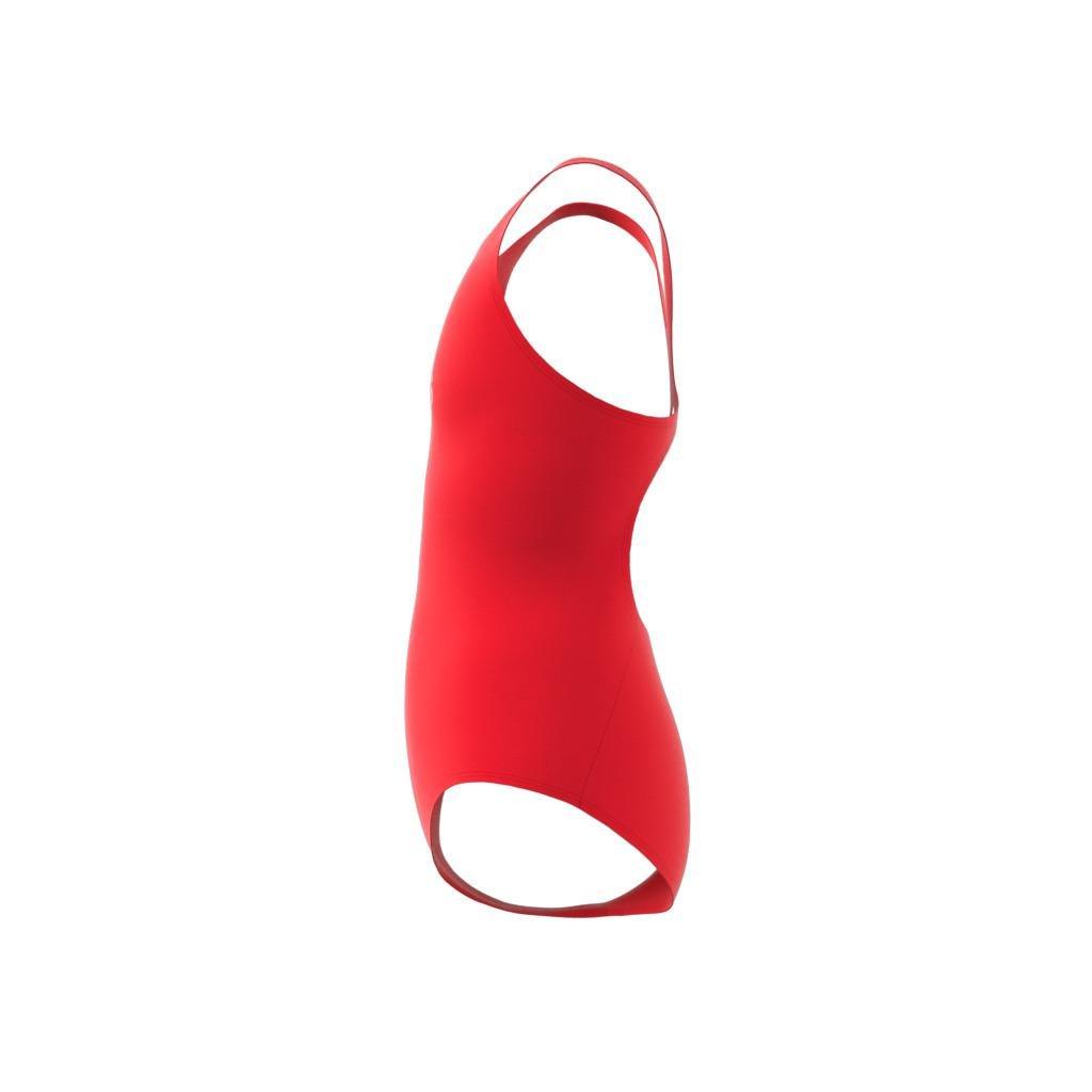 Kids Badge Of Sport Swimsuit, Red, , large image number 9