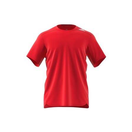 Men Designed 4 Running T-Shirt, Red, A901_ONE, large image number 9