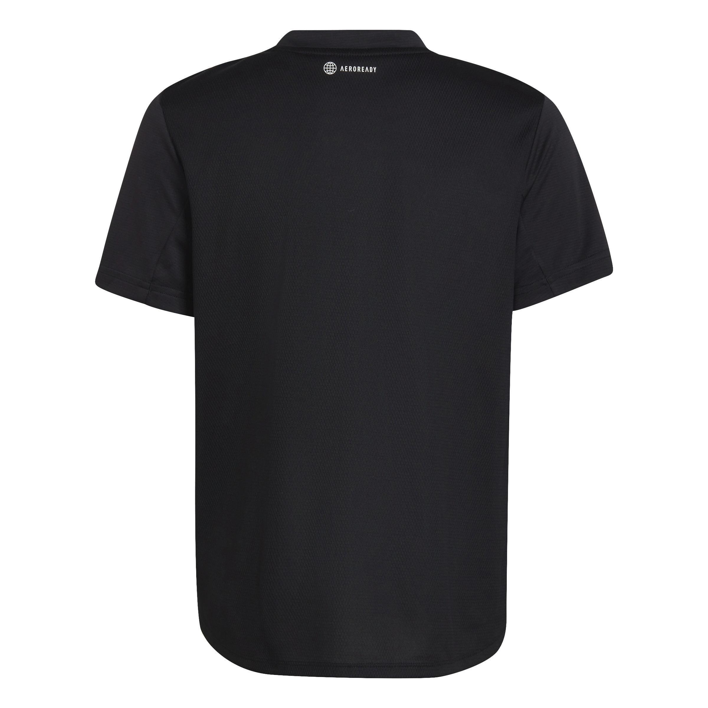 Kids Designed for Sport AEROREADY Training T-Shirt, Black, , large image number 2