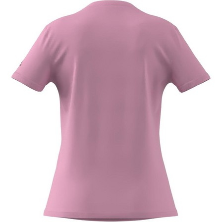 Women Essentials Slim Logo T-Shirt, Pink, A901_ONE, large image number 8