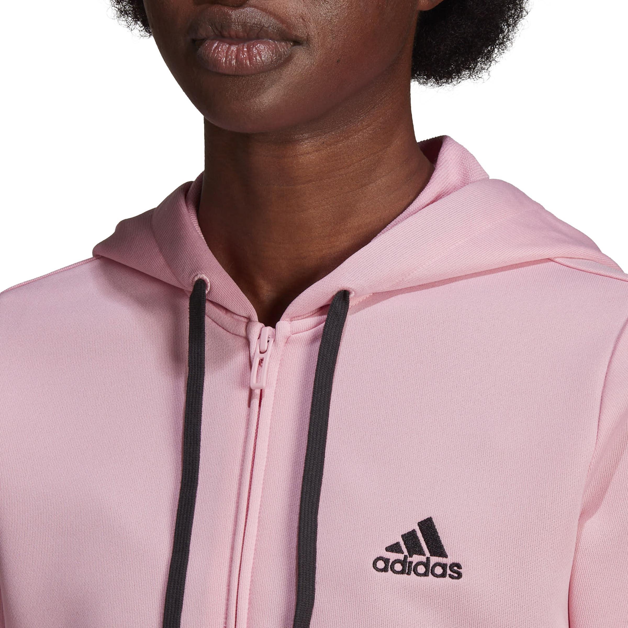 Essentials Logo French Terry Tracksuit, Pink, A901_ONE, large image number 3