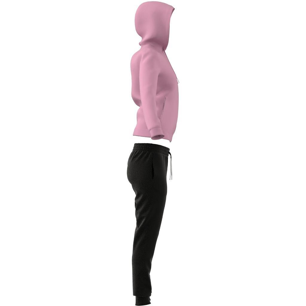 Essentials Logo French Terry Tracksuit, Pink, , large image number 6