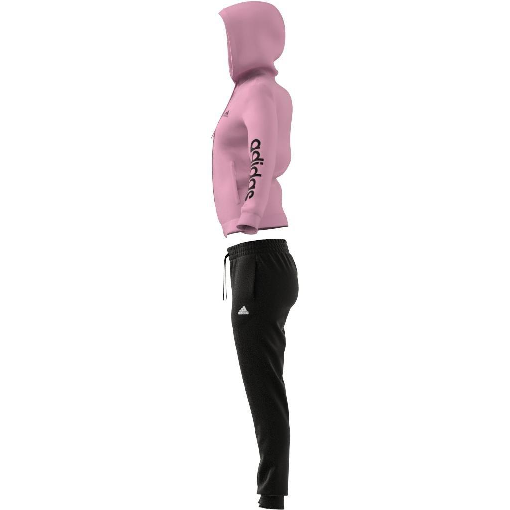 Essentials Logo French Terry Tracksuit, Pink, A901_ONE, large image number 8