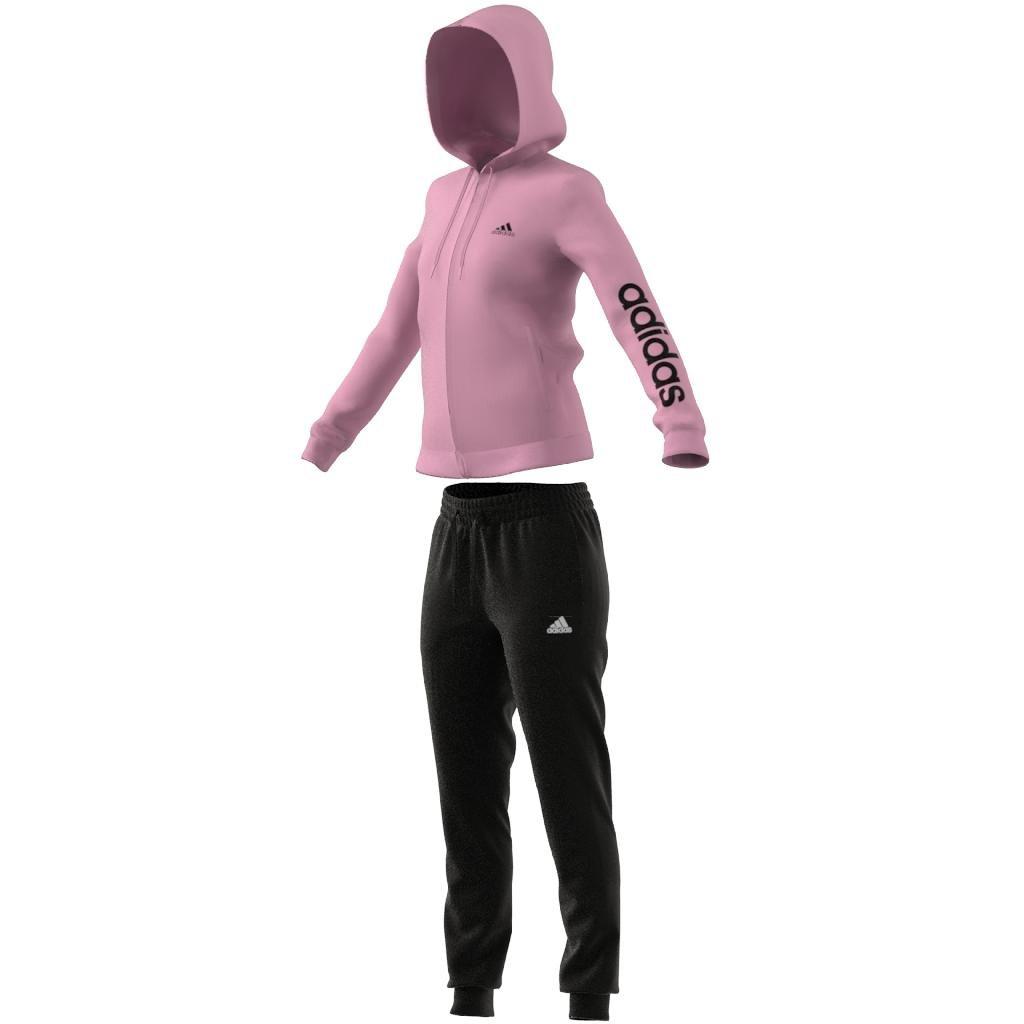Essentials Logo French Terry Tracksuit, Pink, , large image number 10