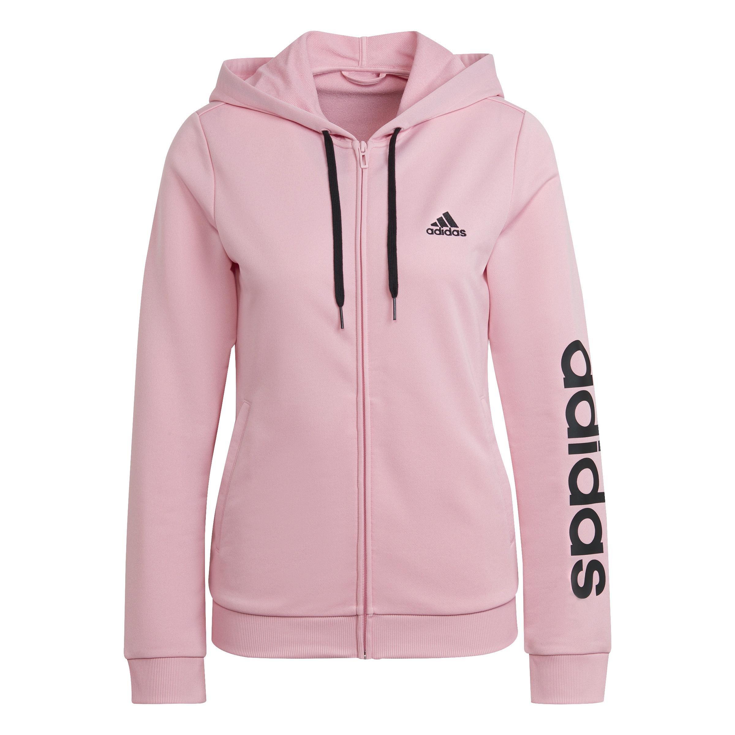 Essentials Logo French Terry Tracksuit, Pink, , large image number 11