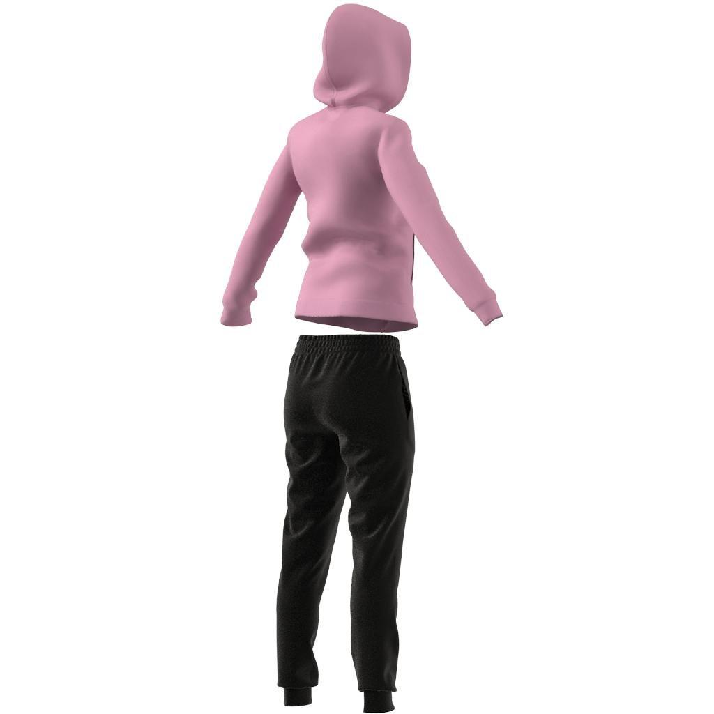 Essentials Logo French Terry Tracksuit, Pink, , large image number 12