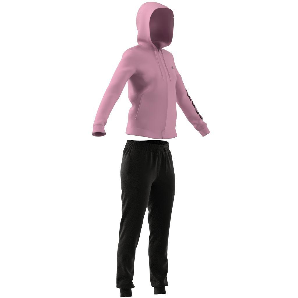 Essentials Logo French Terry Tracksuit, Pink, , large image number 14