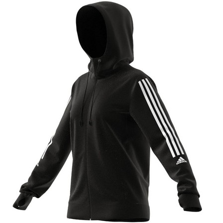Women Aeroready Made For Training Hoodie, Black, A901_ONE, large image number 3