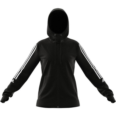 Women Aeroready Made For Training Hoodie, Black, A901_ONE, large image number 6