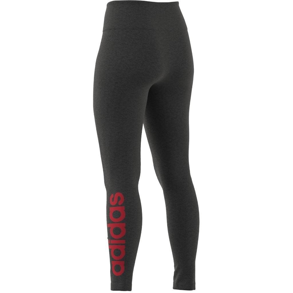 Essentials High-Waisted Logo Leggings, Grey, A901_ONE, large image number 9