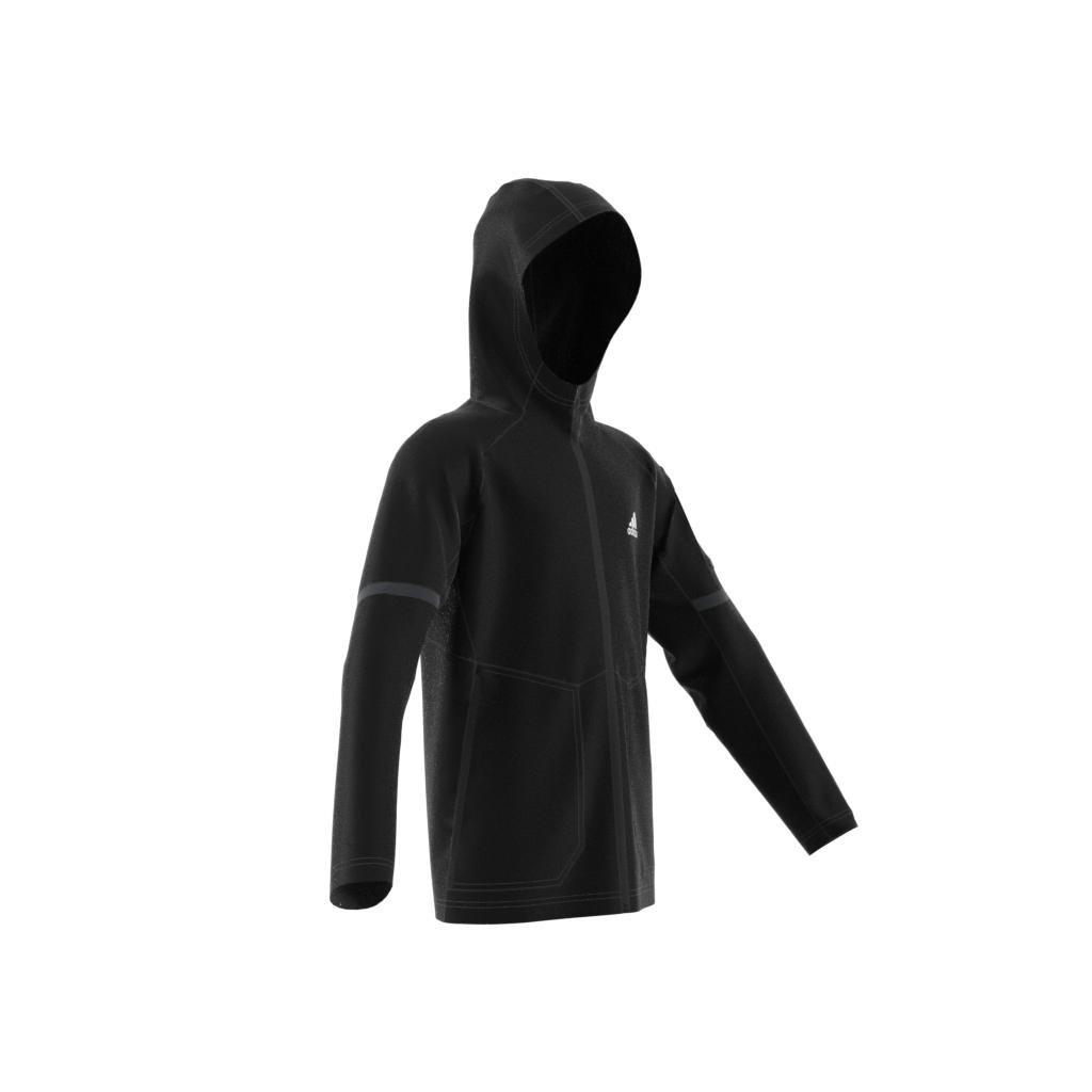 Kids Designed For Gameday Full-Zip Hoodie, Black, A901_ONE, large image number 6