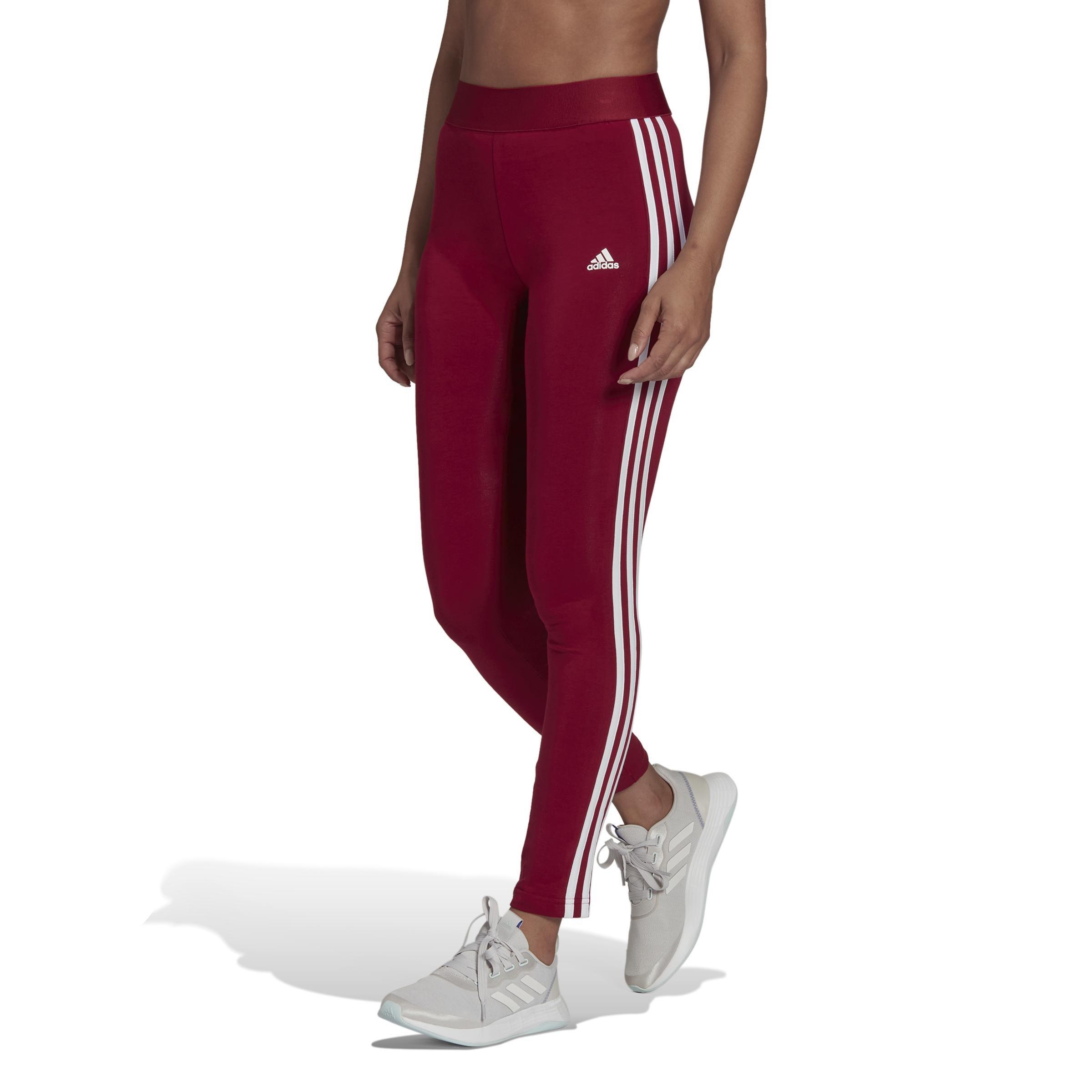 3 Stripes Leggings, Red, , large image number 0