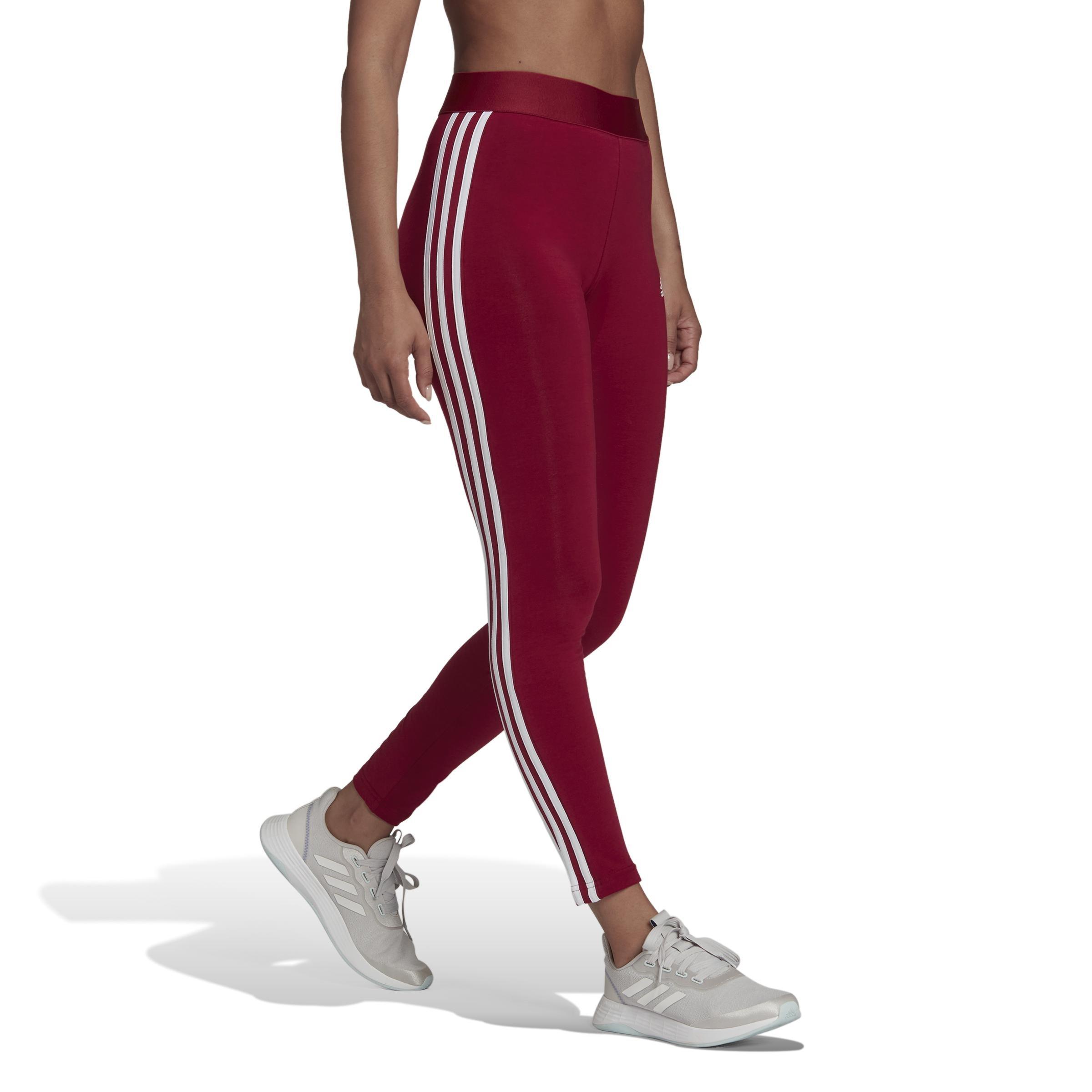 3 Stripes Leggings, Red, , large image number 1