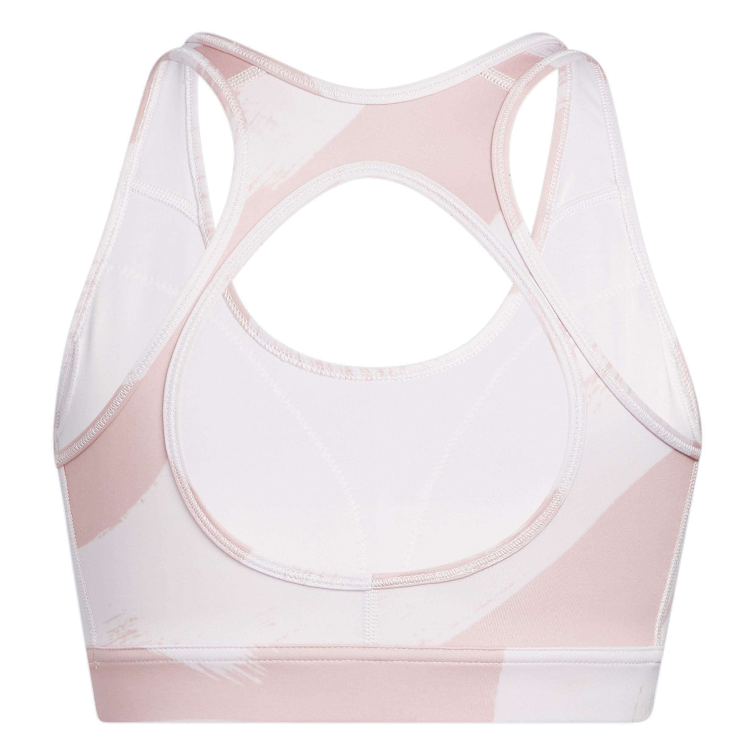 Training Medium-Support Graphic Sports Bra, Pink, A901_ONE, large image number 6