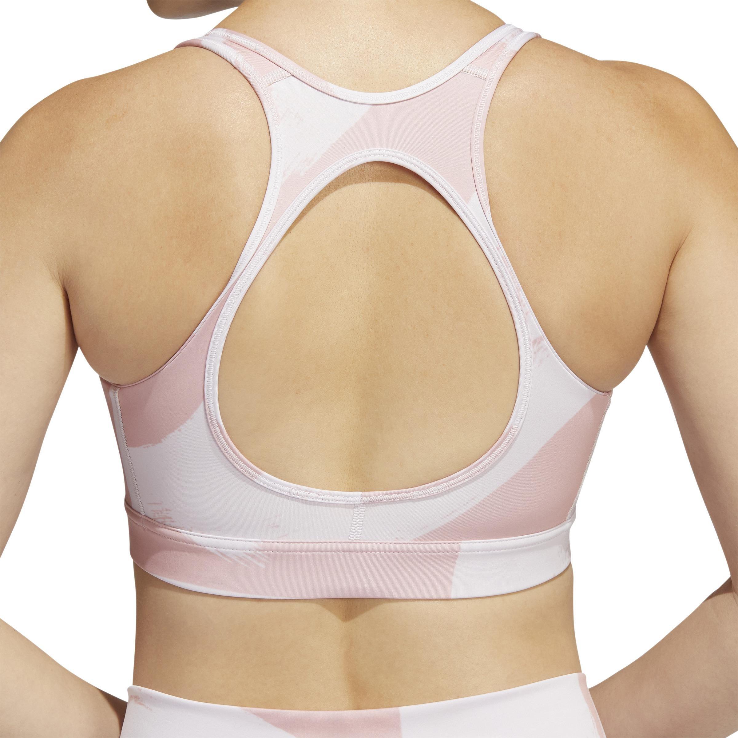 Training Medium-Support Graphic Sports Bra, Pink, A901_ONE, large image number 7