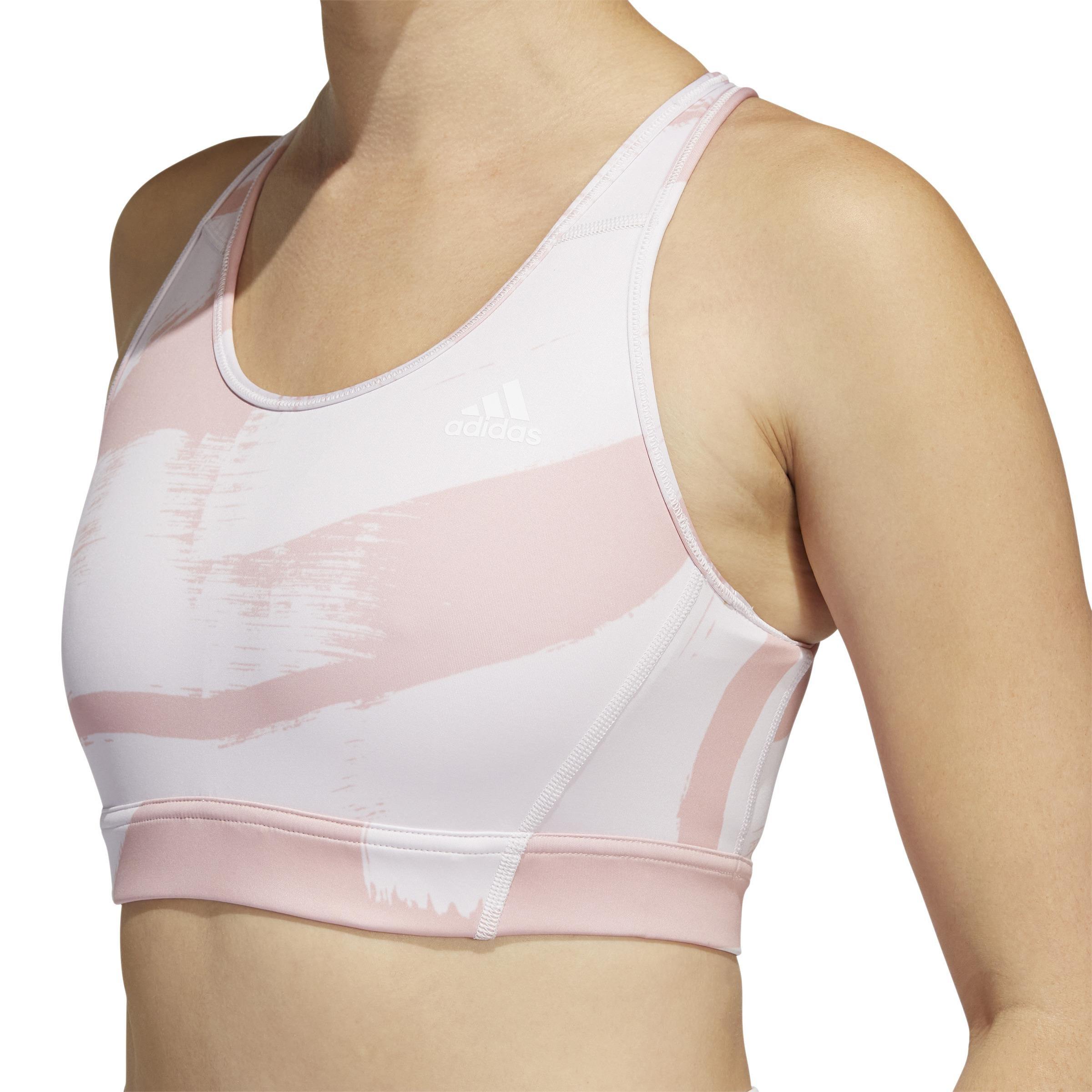 Training Medium-Support Graphic Sports Bra, Pink, A901_ONE, large image number 8