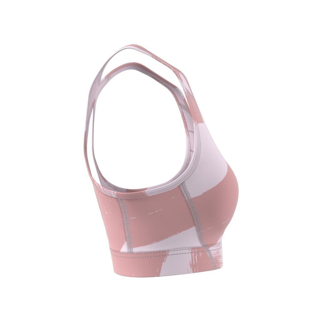 Training Medium-Support Graphic Sports Bra, Pink, A901_ONE, large image number 9