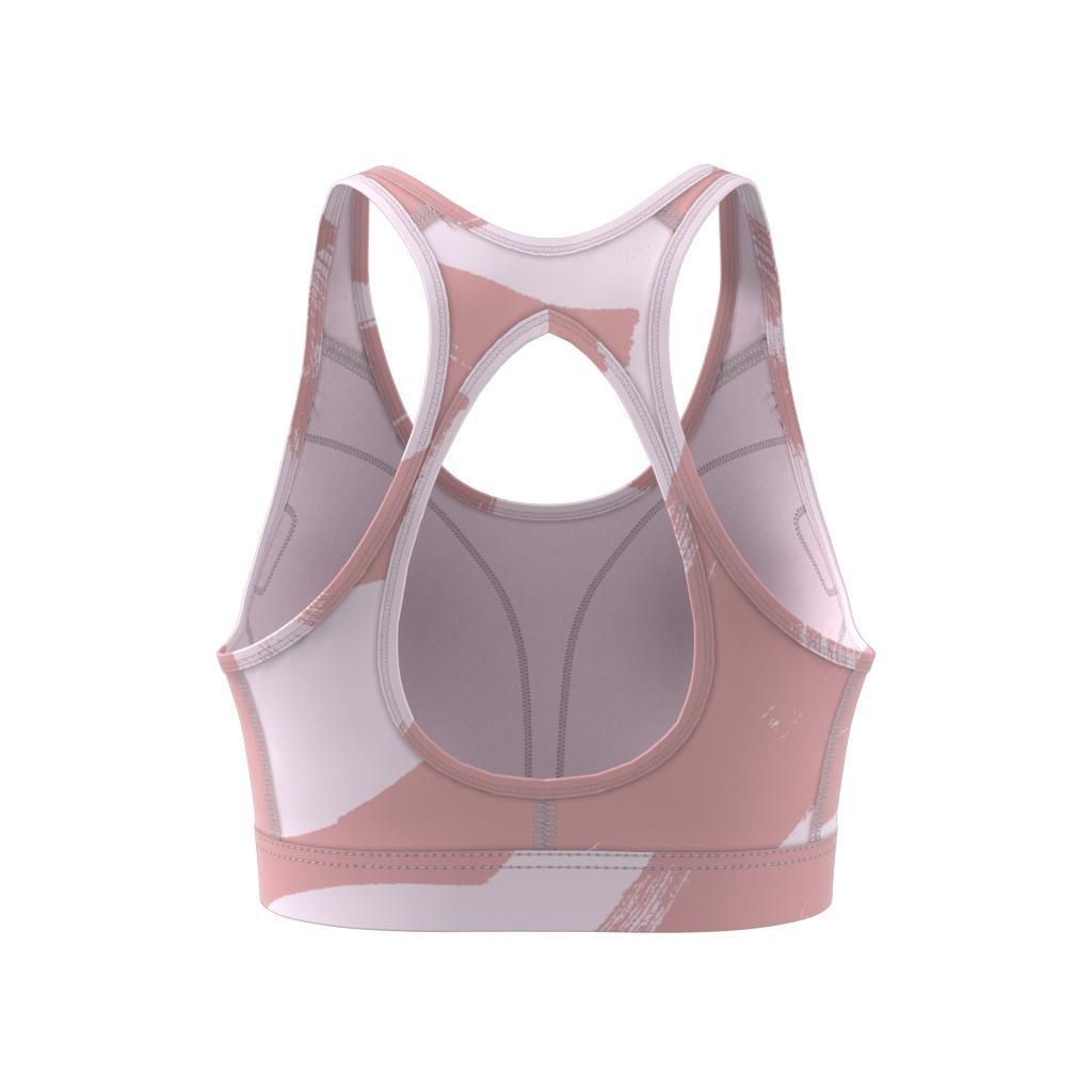 Training Medium-Support Graphic Sports Bra, Pink, A901_ONE, large image number 10